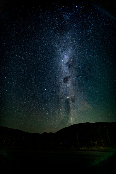 Image of the milky way taken in Prince Albert