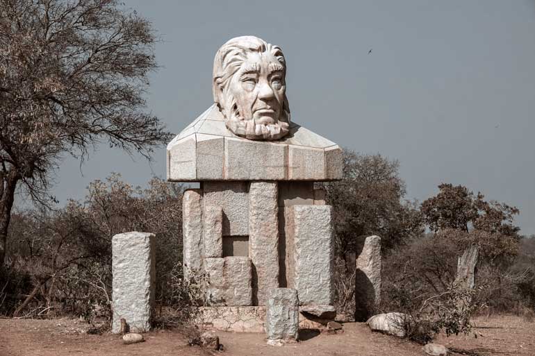 Statue of Paul Kruger at Paul Kruger Gate