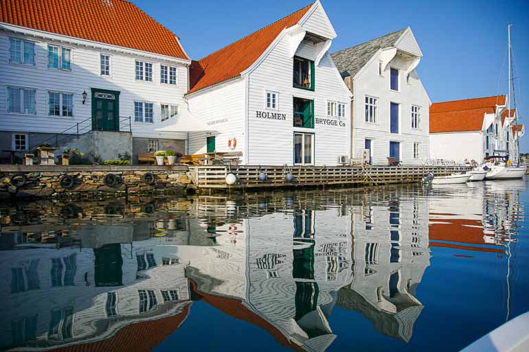 Calm waters of Skudeneshavn harbour