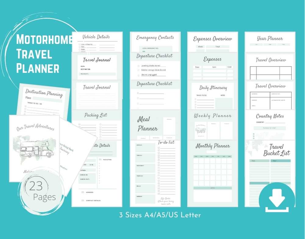 road trip planner template