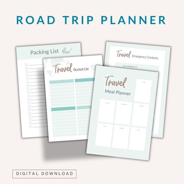 Free Printable Road Trip Planner: Stress-Free Travel