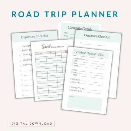 Free Printable Road Trip Planner: Stress-Free Travel