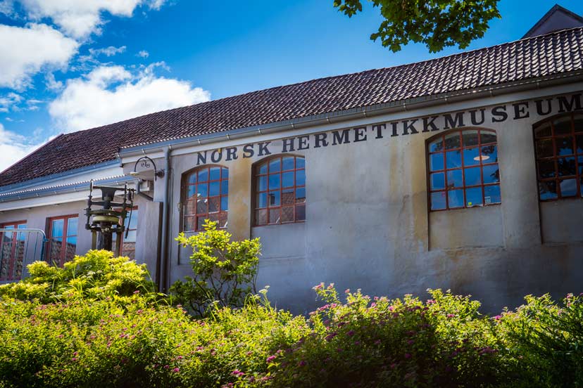 outside facade of teh canning museum in Stavanger