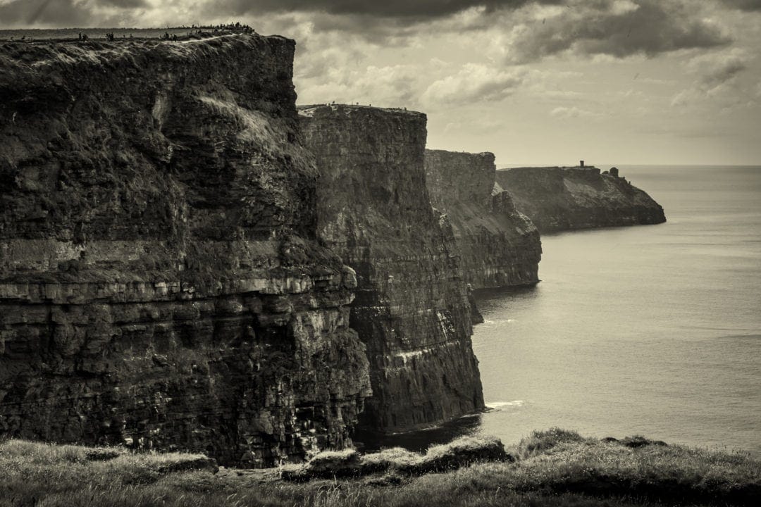 Ireland Landscape Photography: 4 headlands with steep cliffs protrude into the sea