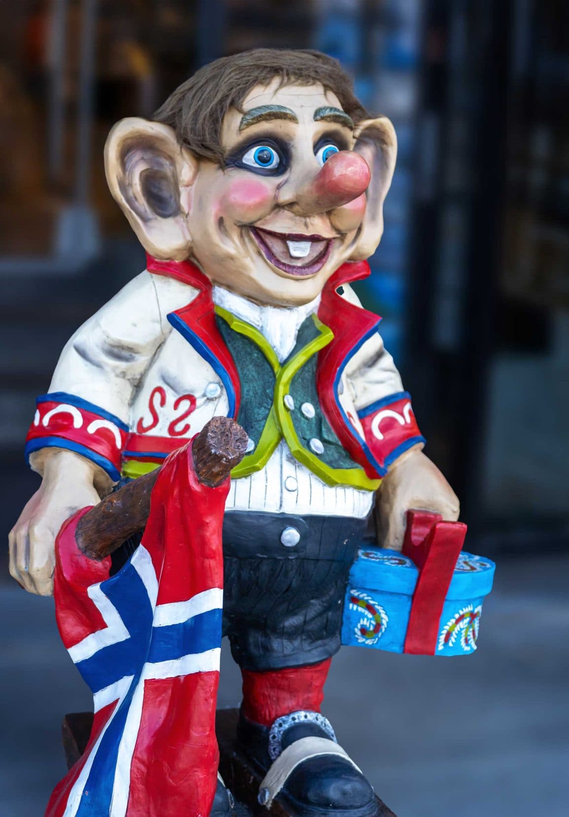 Norway Troll smiling 
