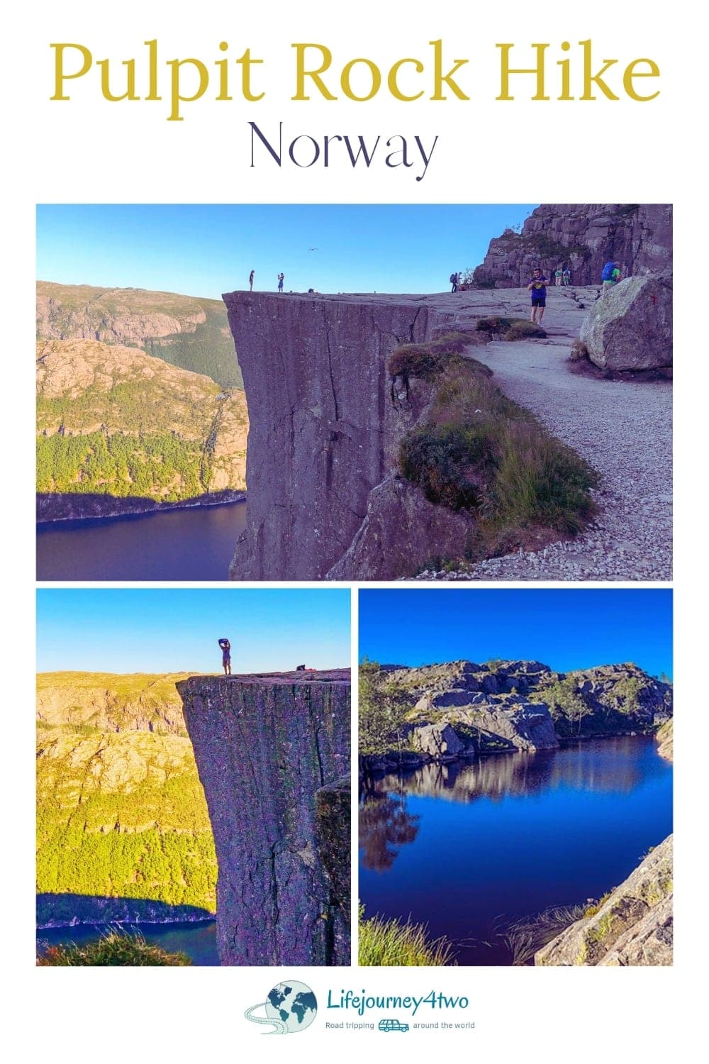 Pulpit rock hike pinterest pin