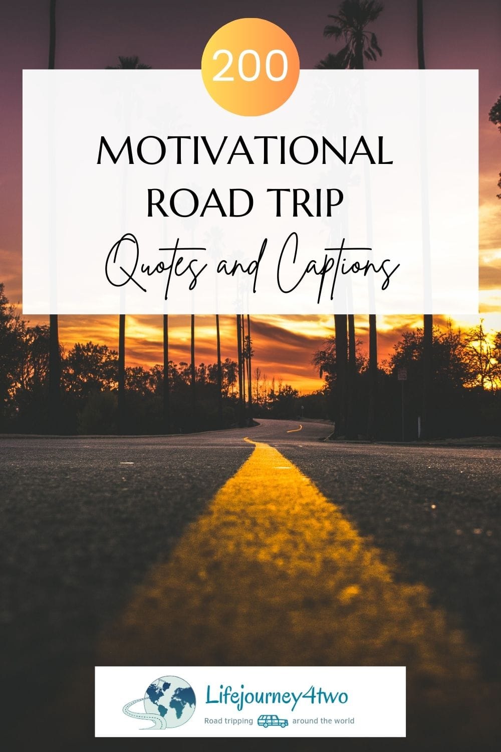 Road Trip Quotes and Captions pinterest pin