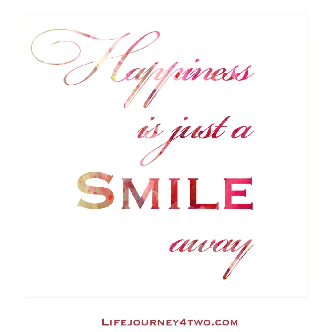 quote about smiles and happiness