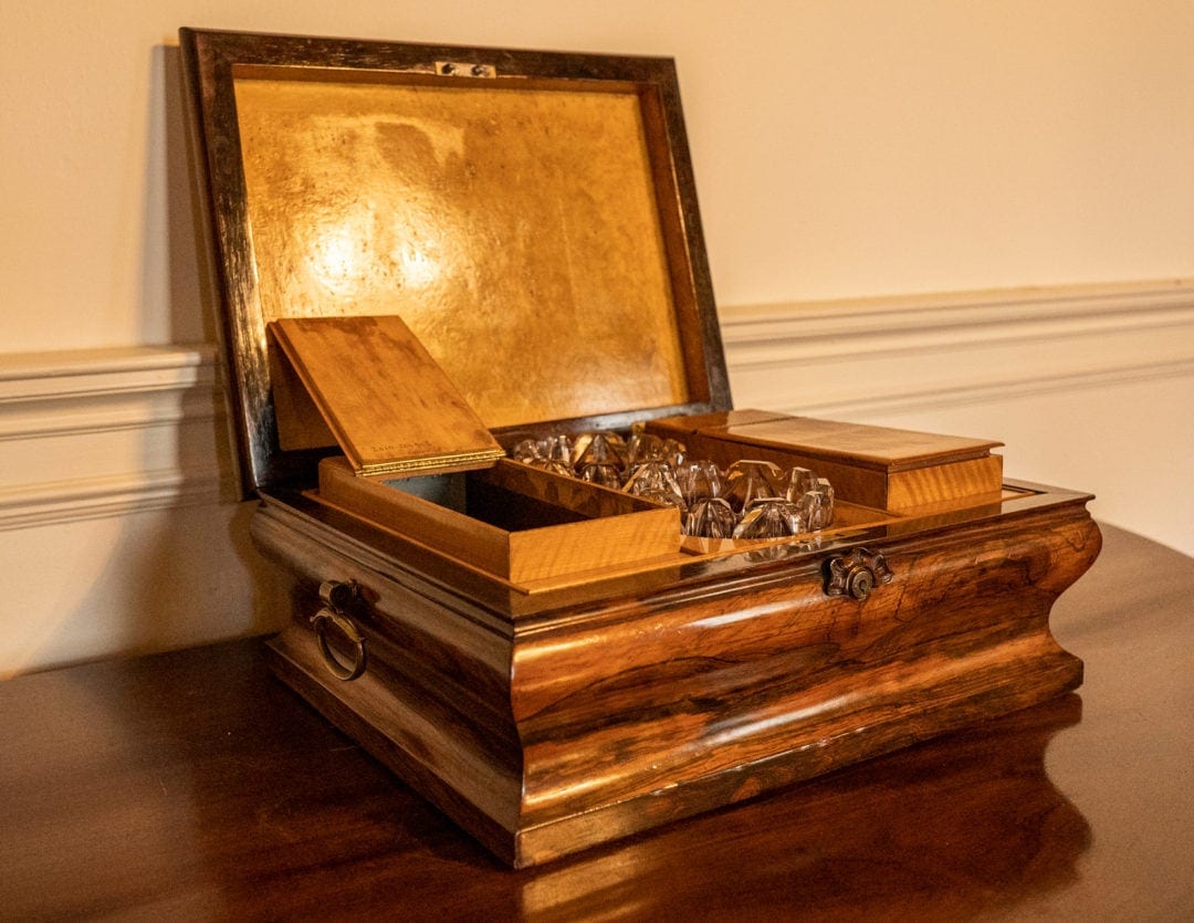 lockable Victorian Tea Caddy 