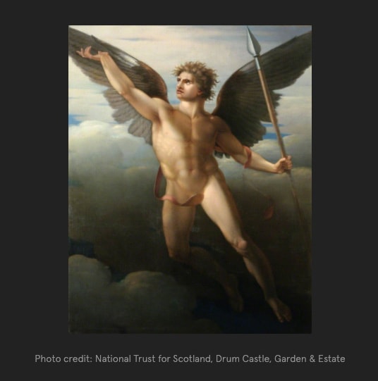archangel gabriel painting by Hugh Irvine