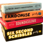 Pile of games, Randomise, Soundiculous, six second scribbles and conversation starters
