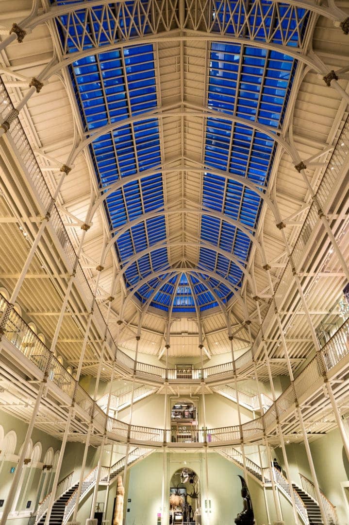 Roof and level of The National Museum of Scotland