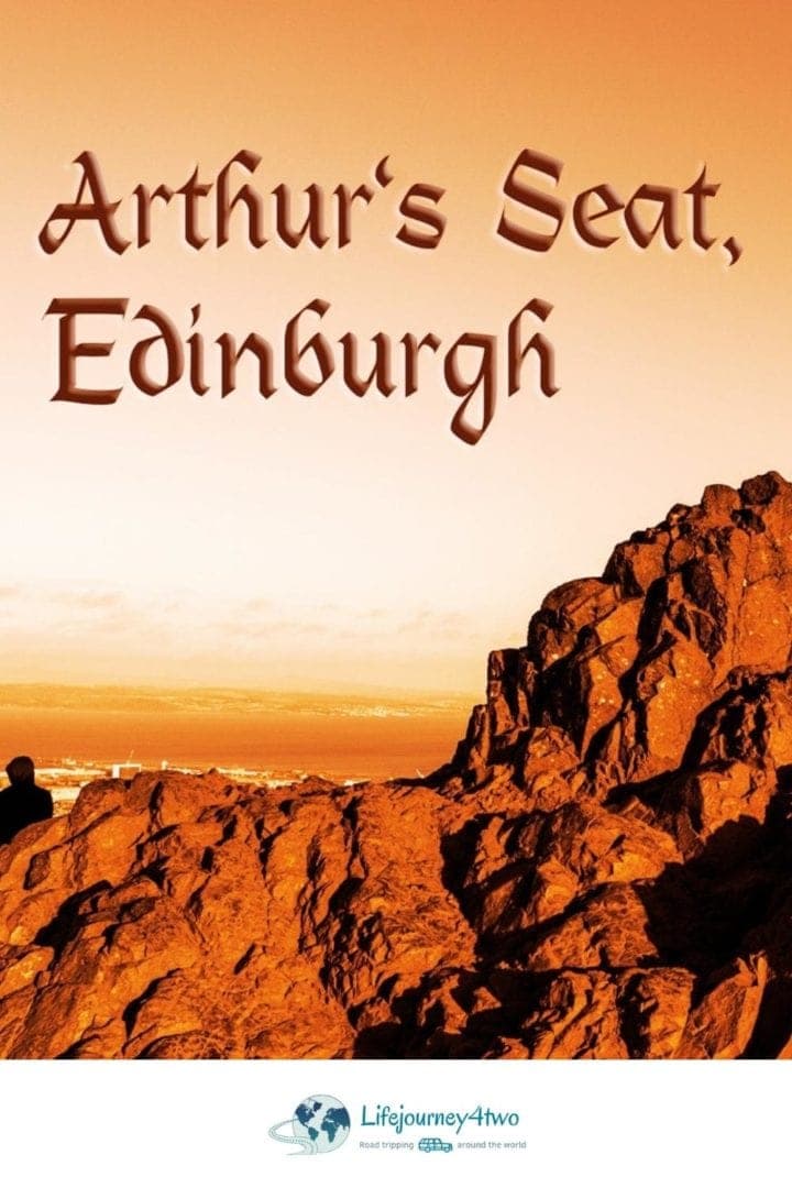 Walking Arthur's Seat Pinterest pin