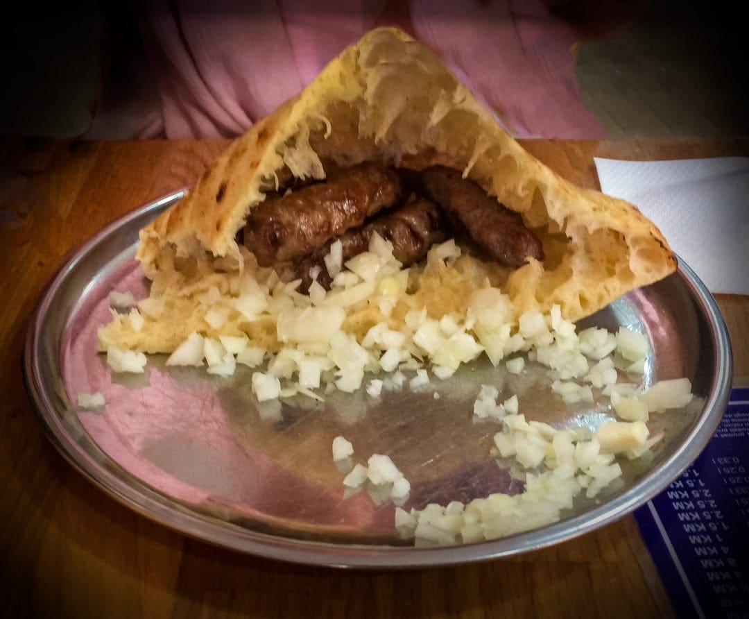 Bosnian-dish-of-cevapi