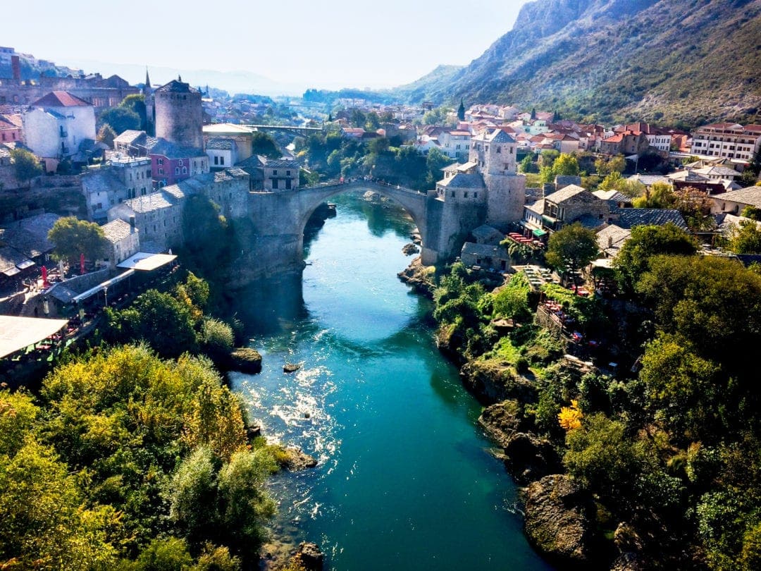 Mostar-bridge-and-overview