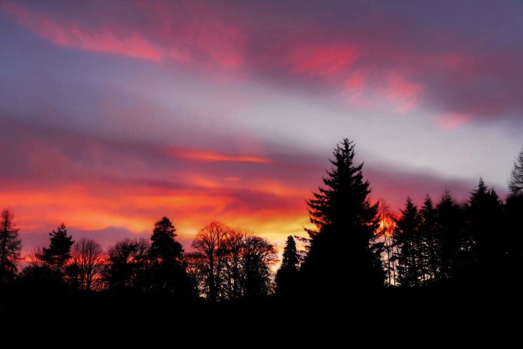 Red Sunset-near-culloden