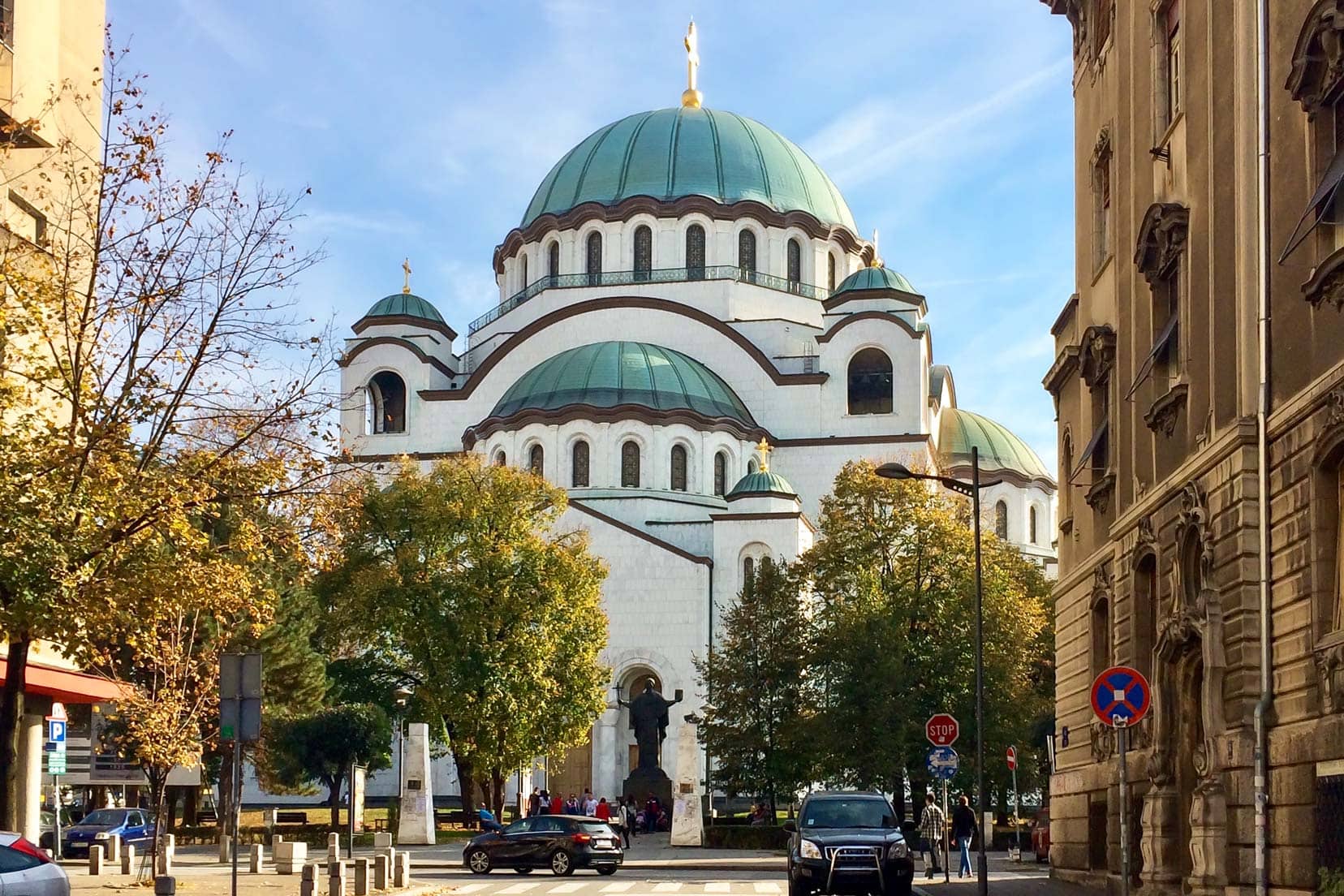 Sava-Temple,-Belgrade,-Serbia