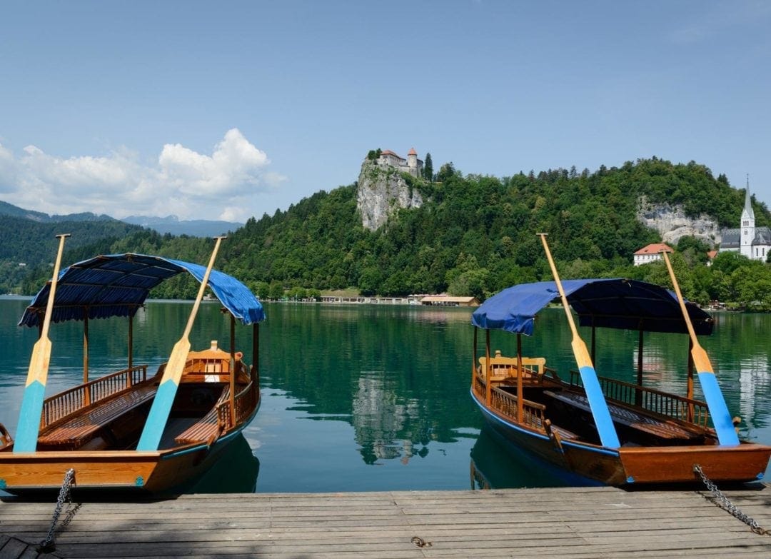 Lake Bled boats