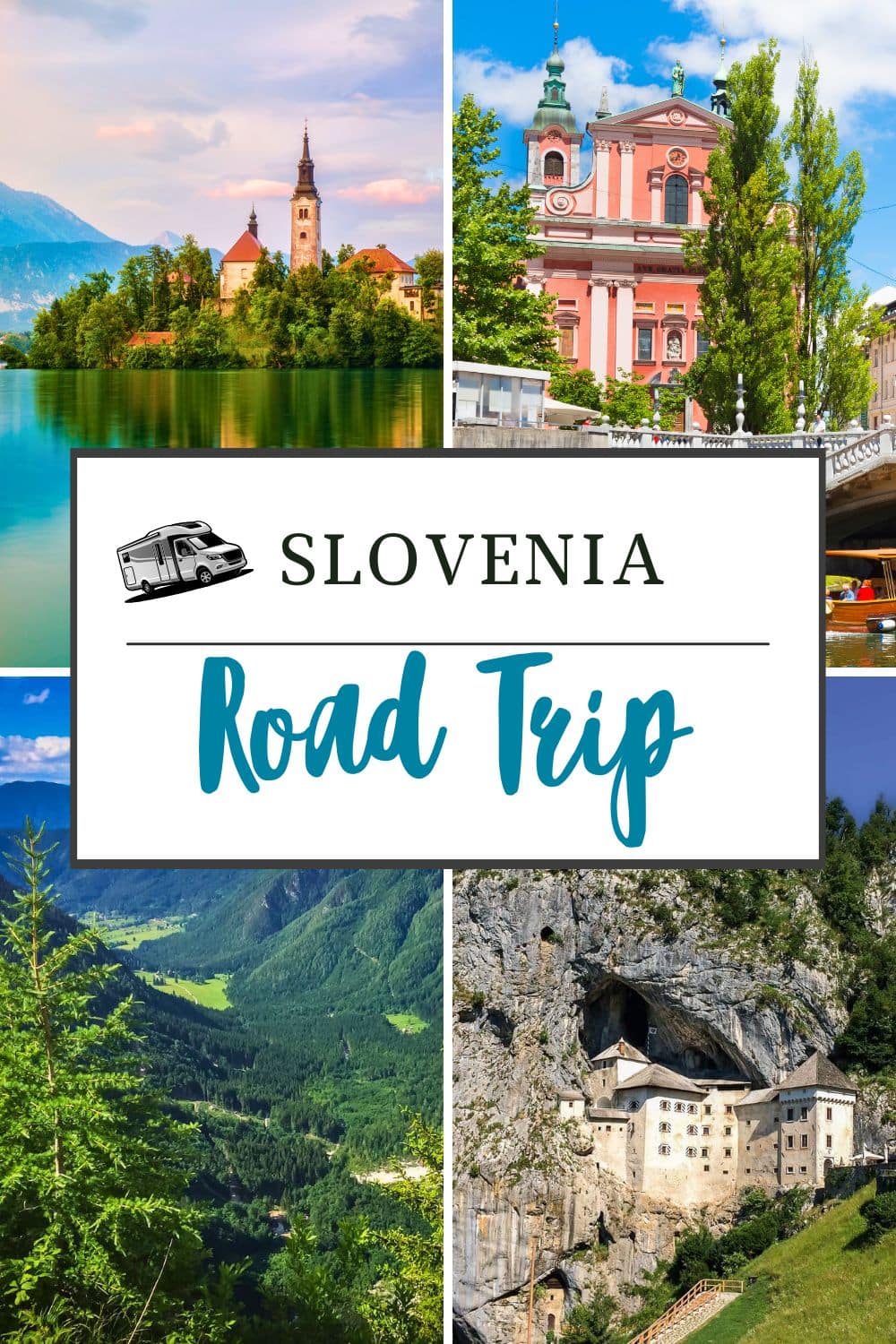 Motorhoming in Slovenia pinterest pin