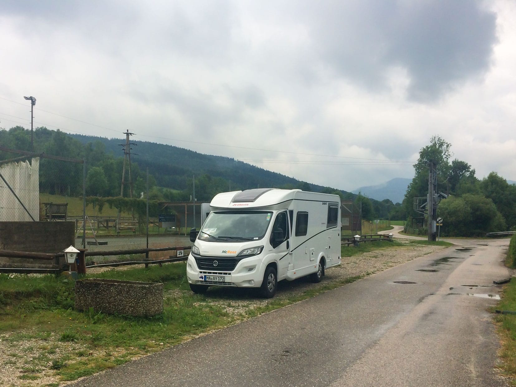 parked-up-near-Angermair,-austria
