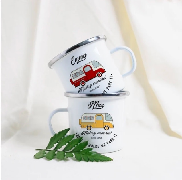 Personalised campervan mugs