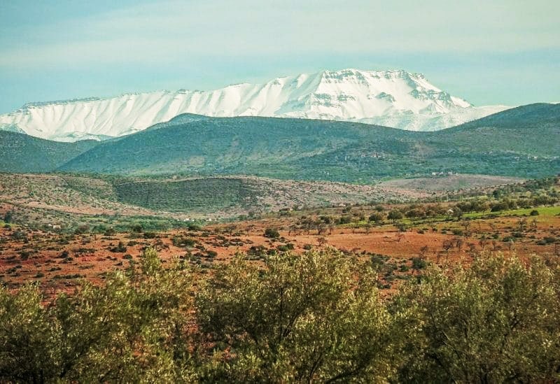Atlas mountains in Morocco