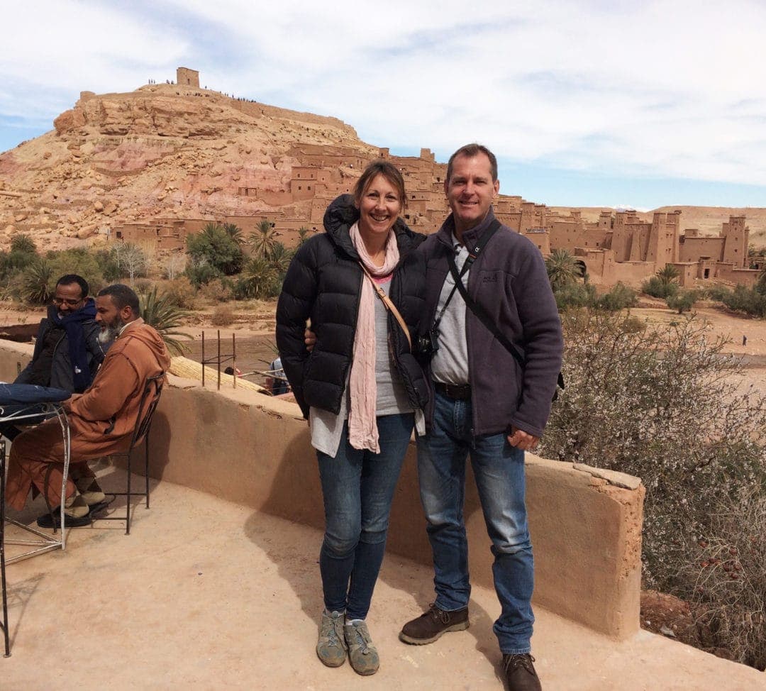 Us-at-Ait-Ben-Haddou