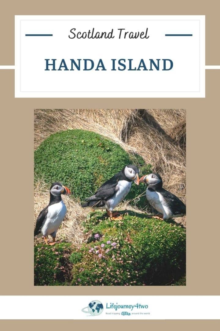 Handa Island pinterest pin