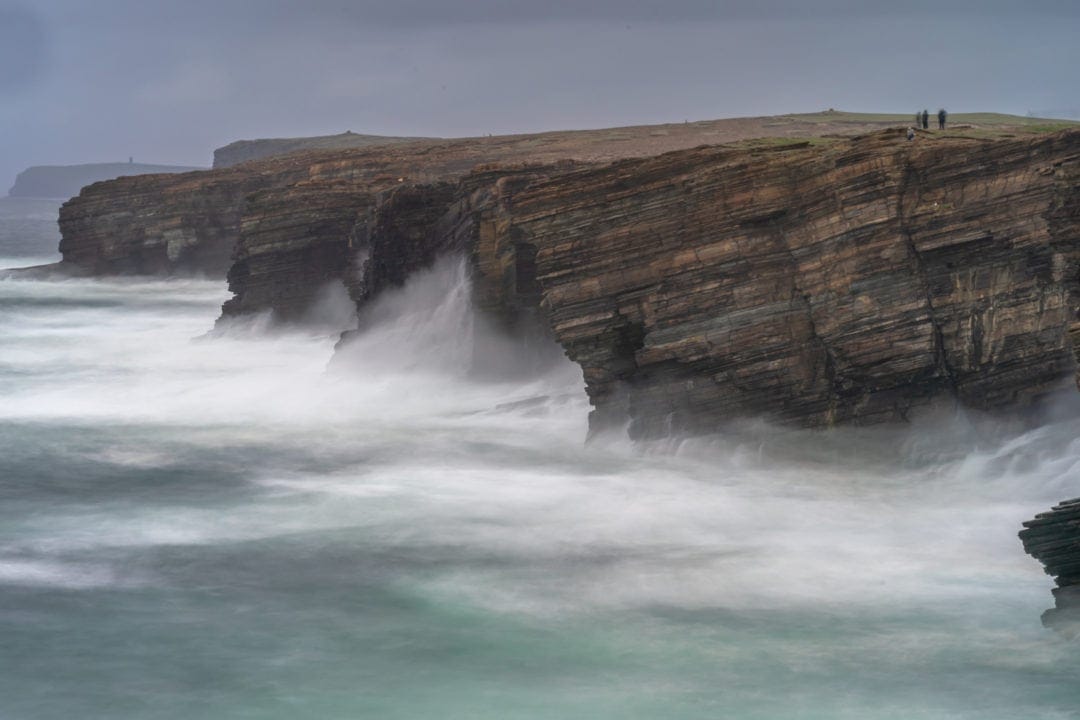 Yesnaby Cliffs and wild seas