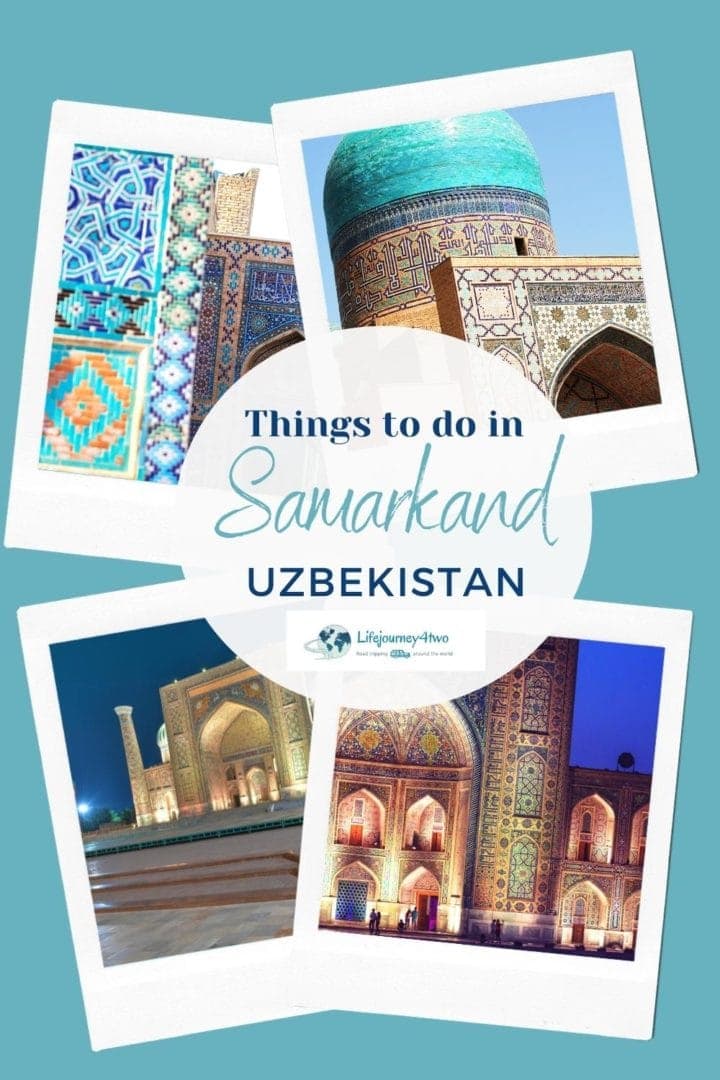 Things to do in Samarkand Pinterest pin