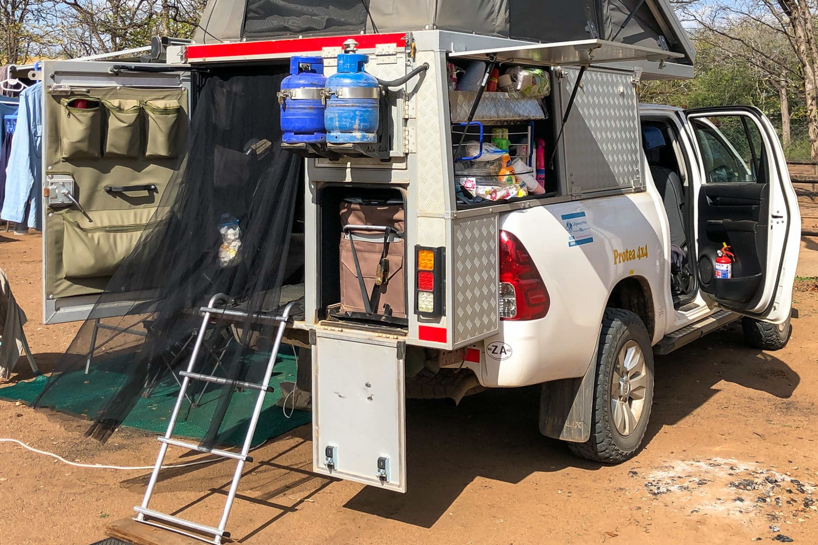 4x4 vehicle undergoing checks