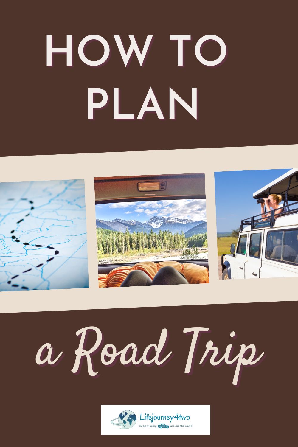 How to plan a road Trip Pinterest pin
