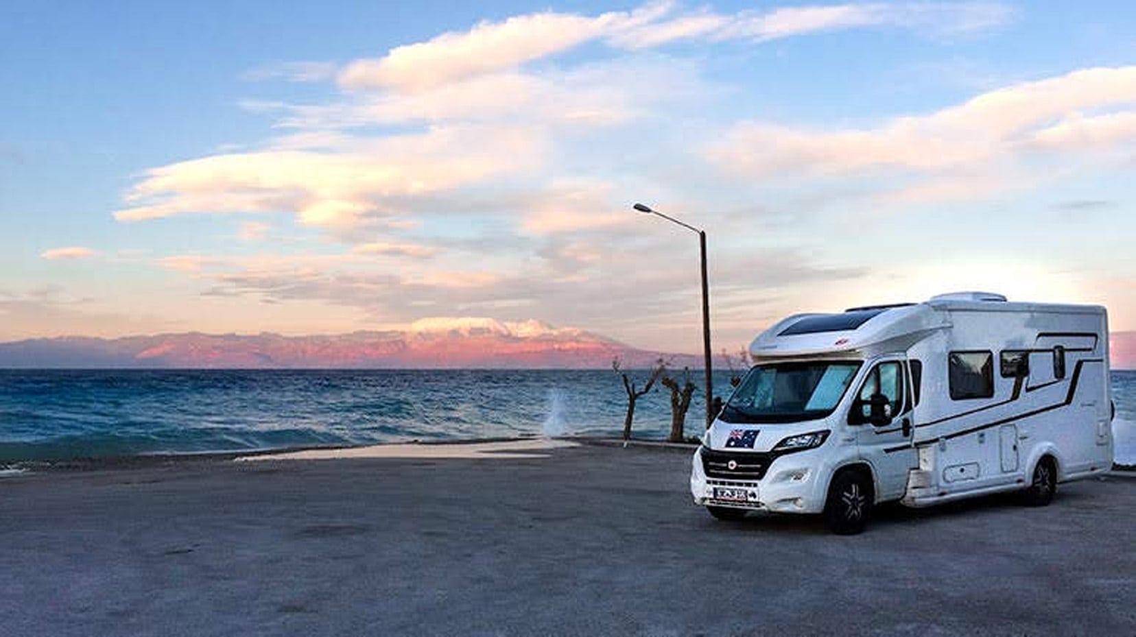 campervan by the water