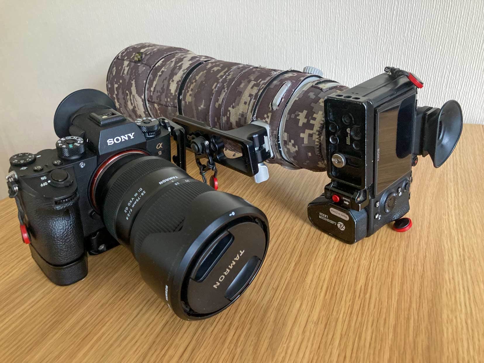 2-x-Sony-cameras with lenses