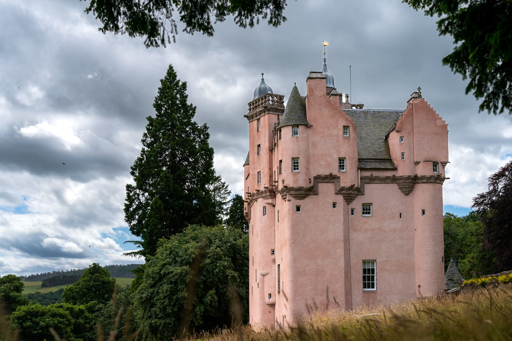 Craigievar Castle with a different perspective