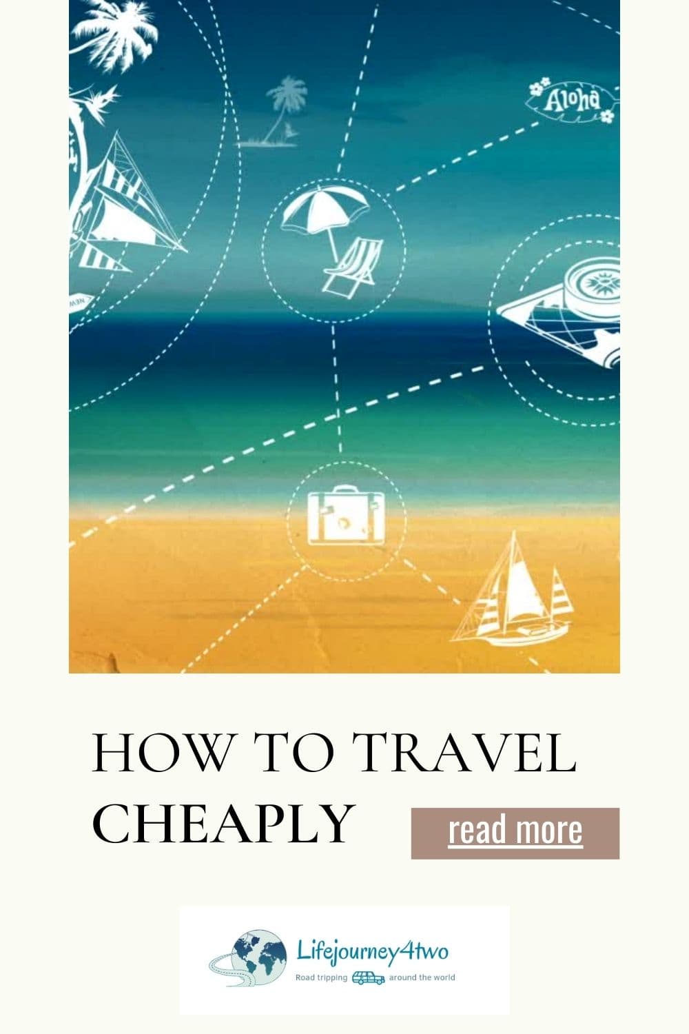 Travelling Cheaply Pinterest pin