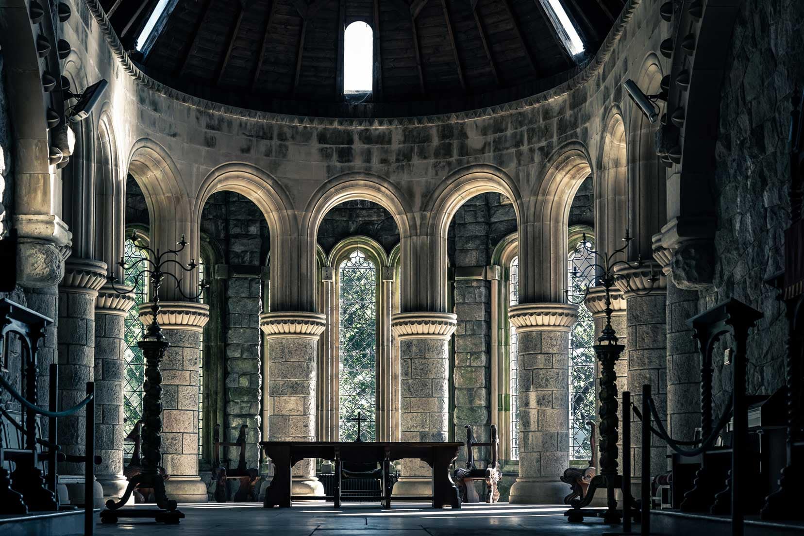 Symmetry of St conan's church interior
