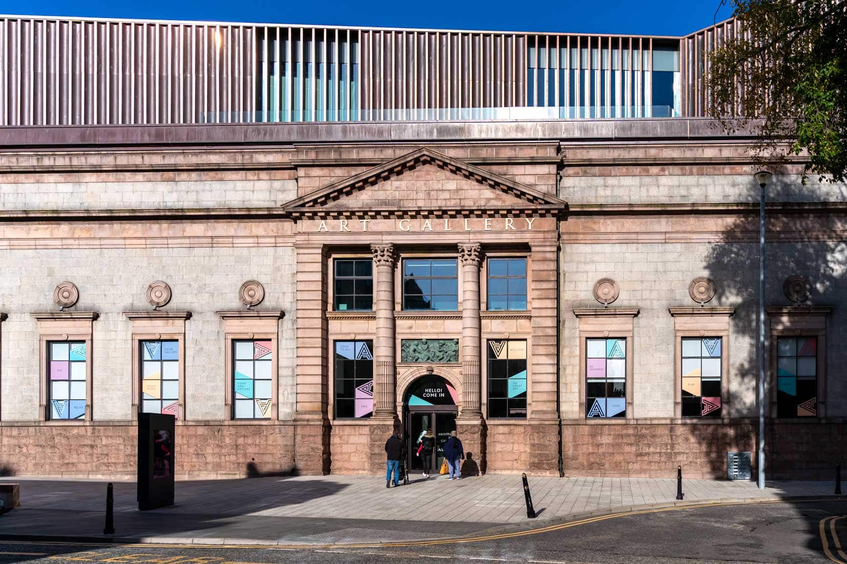 Aberdeen Art Gallery entrance