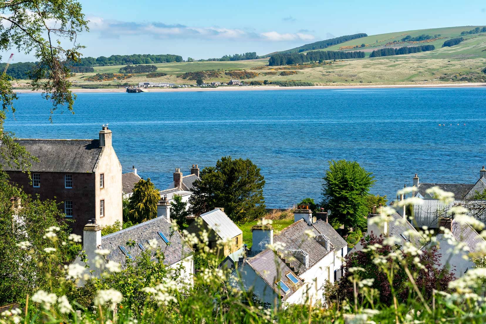 Cromarty-town overlooking Cromarty Firth