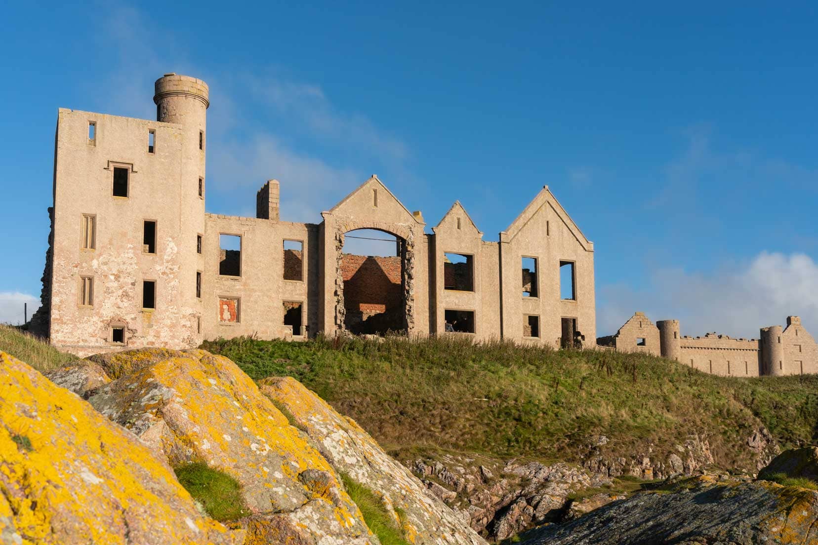 Slains-Castle ruins in Aberdeenshire