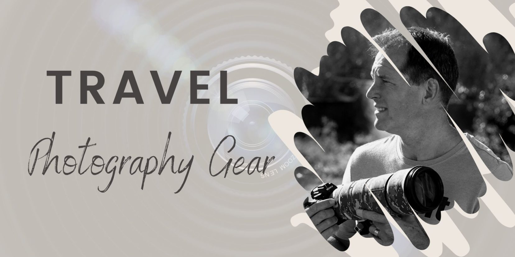 Travel photography gear header