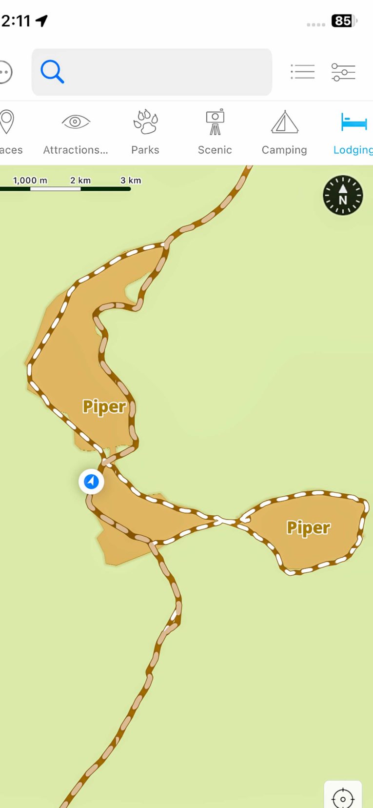 Piper Pan map