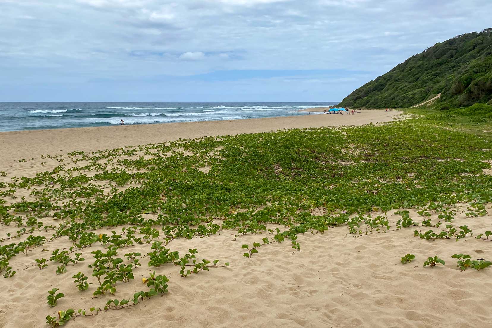 Mabibi Beach iSimangaliso Wetlands - long sandy beach 