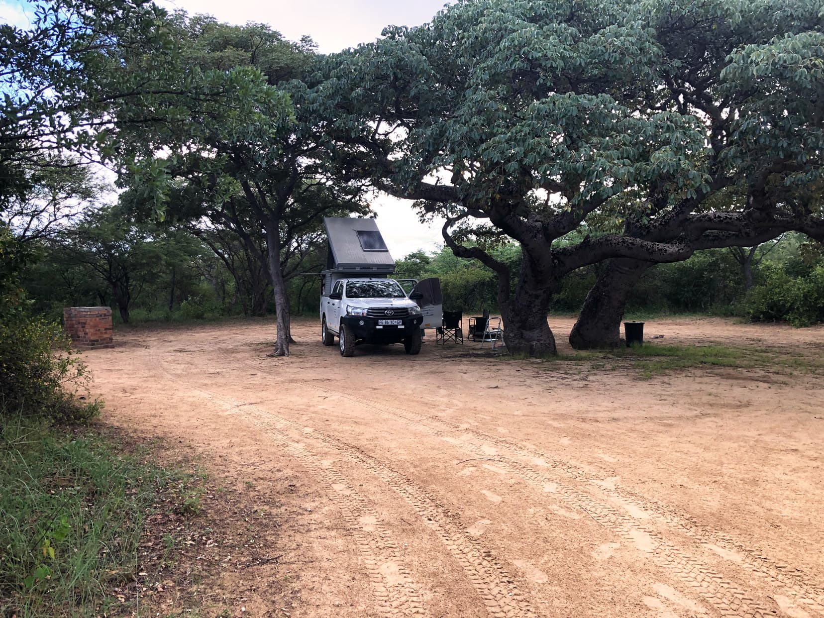 Khama rhino sanctuary campsite 