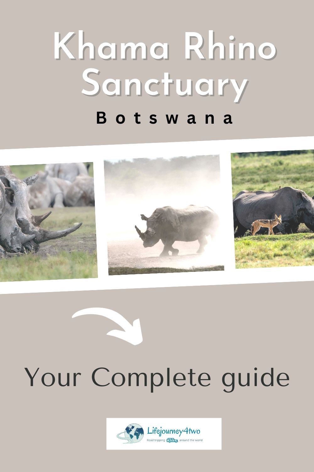Khama Rhino Sanctuary Pinterest pin