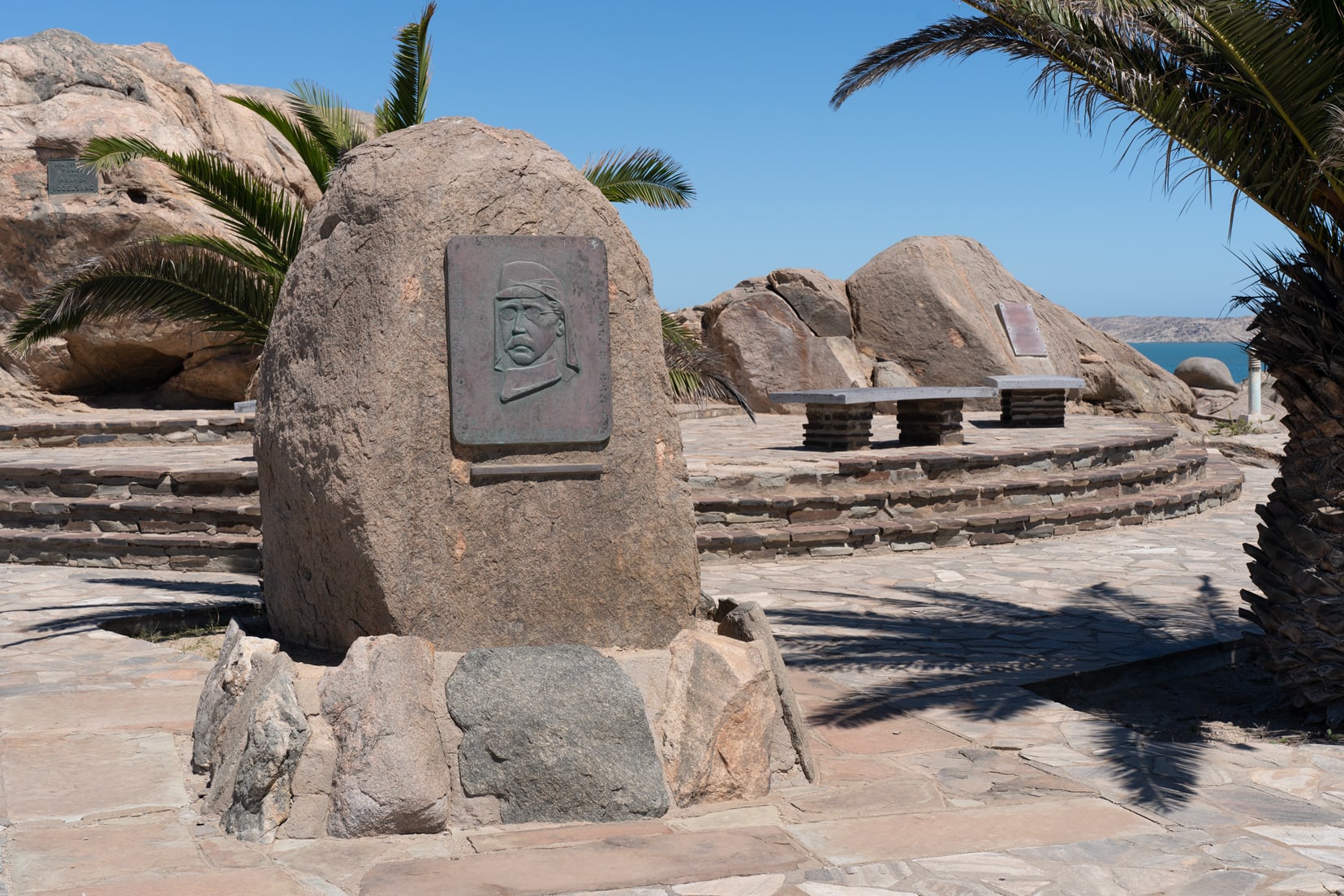 Adolf-Luderitz-memorial on Shark Island