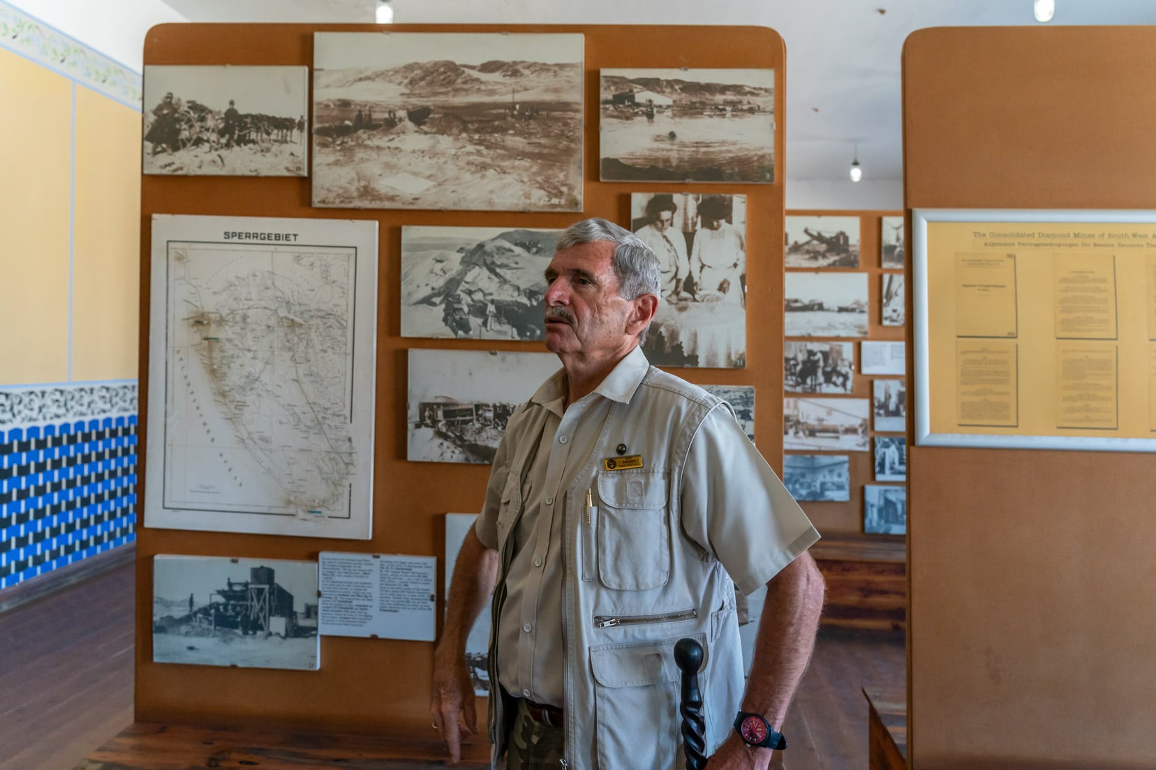 Old photos from Kolmanskop and kolmanskop guide 