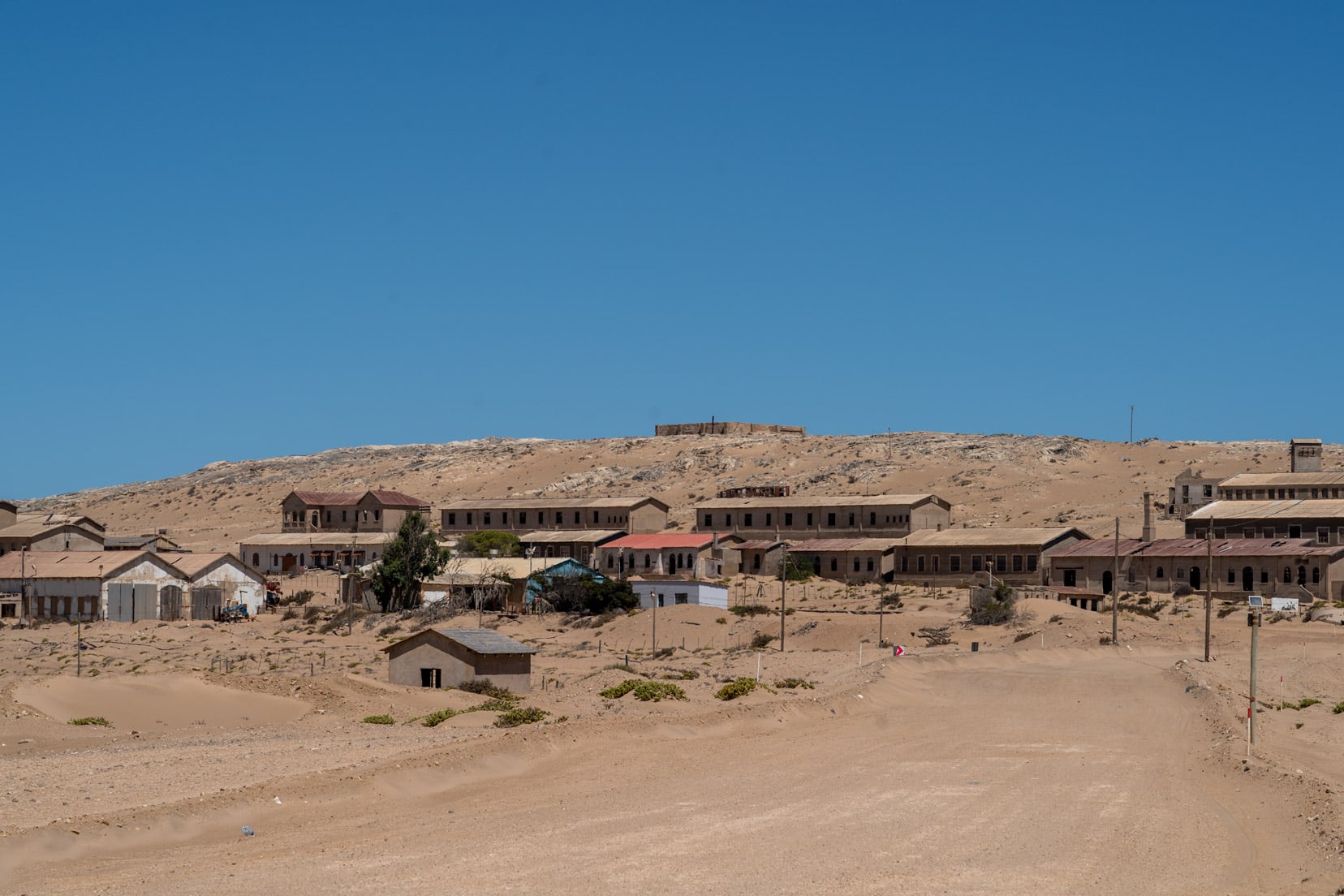 Kolmanskop town from a distance