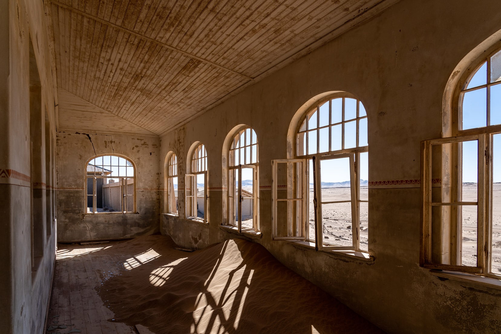 Kolmanskop Ghost hospital annex