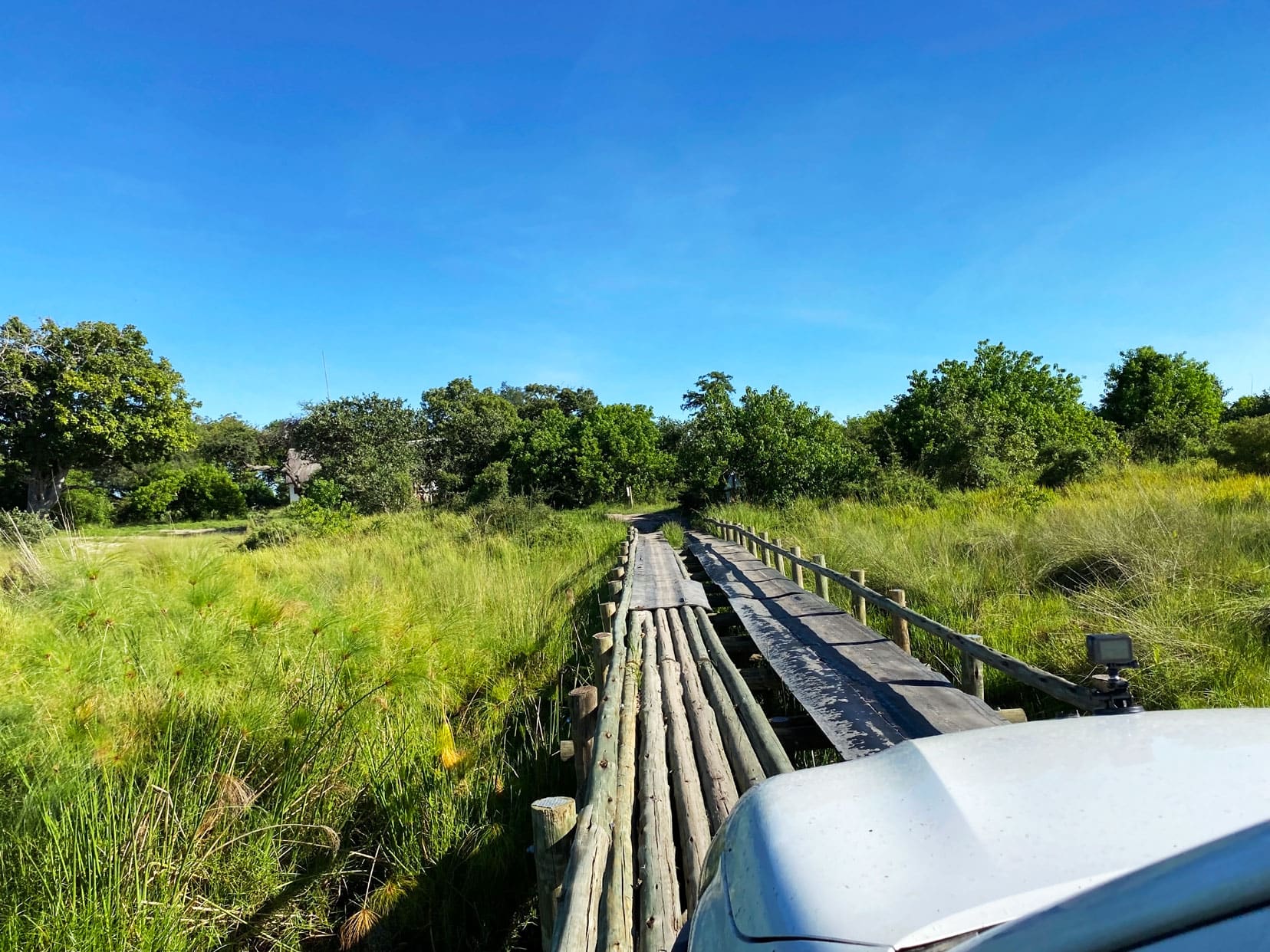 Third bridge - a wooden plank bridge